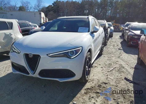 2021 Alfa Romeo Stelvio Ti Sport Awd from USA, damaged, VIN ZASPAKBN6M7D01084